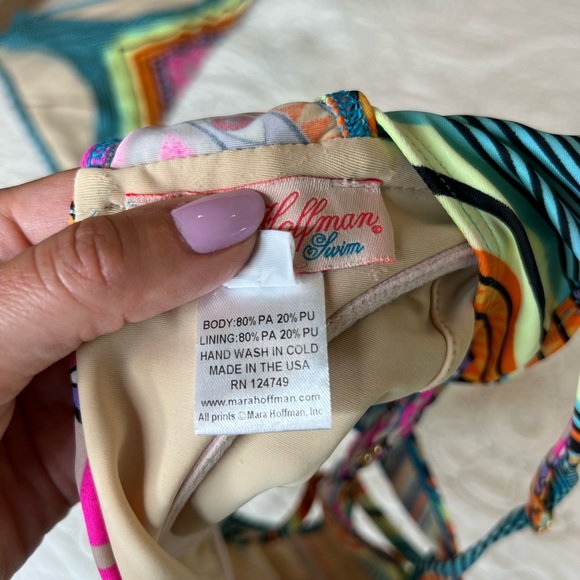 Mara Hoffman Bikini Top and Bottom - Picture 6 of 8